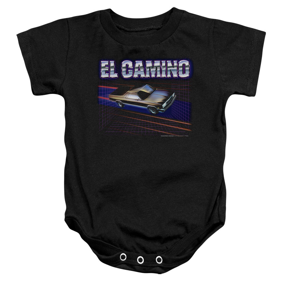 Chevrolet El Camino 85-Infant Snapsuit-Black