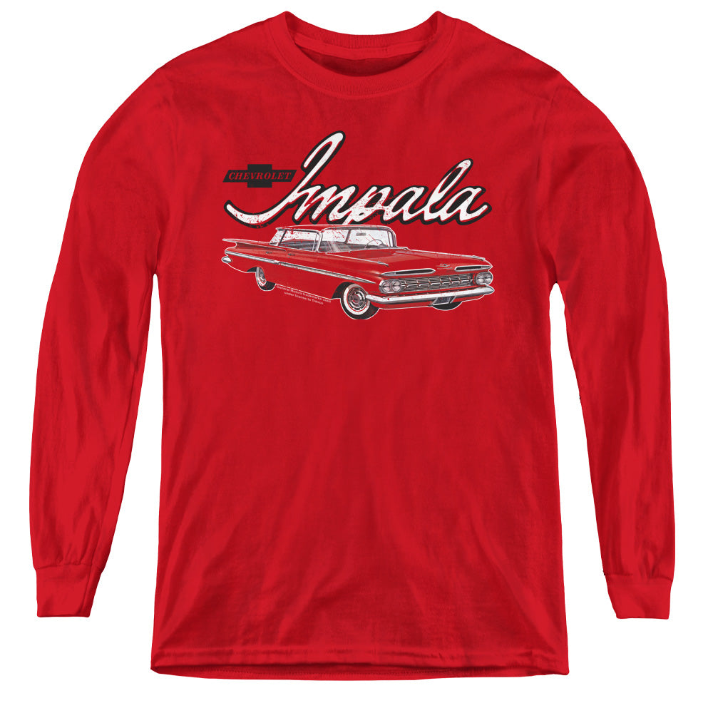 Chevrolet Classic Impala-Long Sleeve Youth-Red