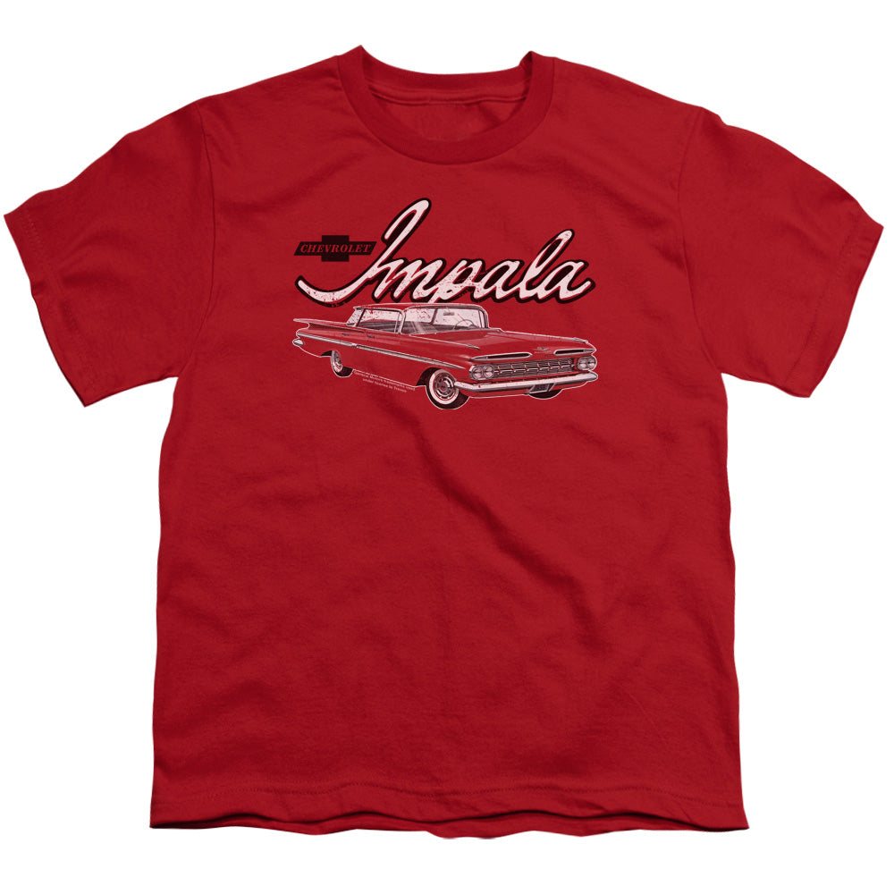 Chevrolet Classic Impala - Youth Short Sleeve - Red