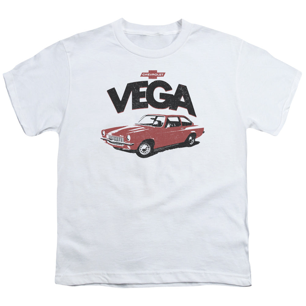 Chevrolet Rough Vega-Youth Short Sleeve-White