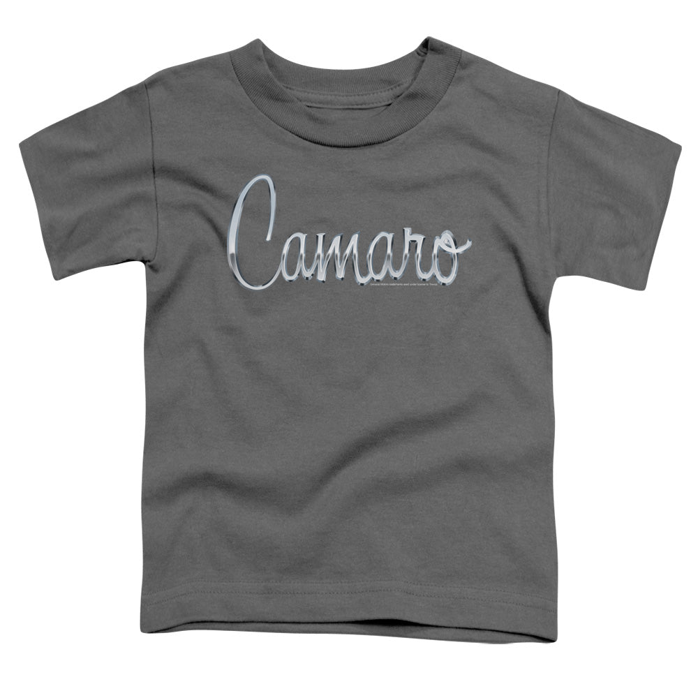 Chevrolet Classic Camaro Metal - Toddler Short Sleeve - Charcoal