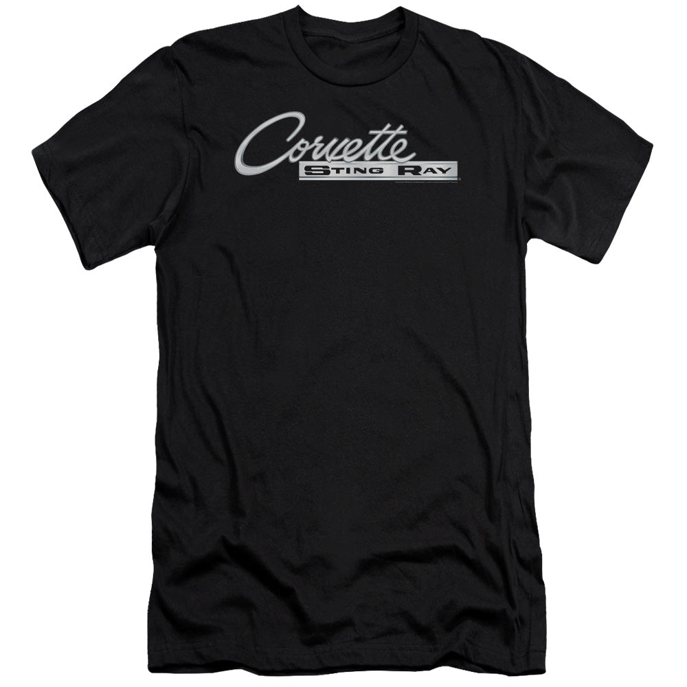 Chevrolet - Chrome Stingray Logo Premium Canvas Adult Slim Fit 30/1 Chevrolet - Chrome Stingray Logo Premium Canvas Adult Slim Fit 30/1