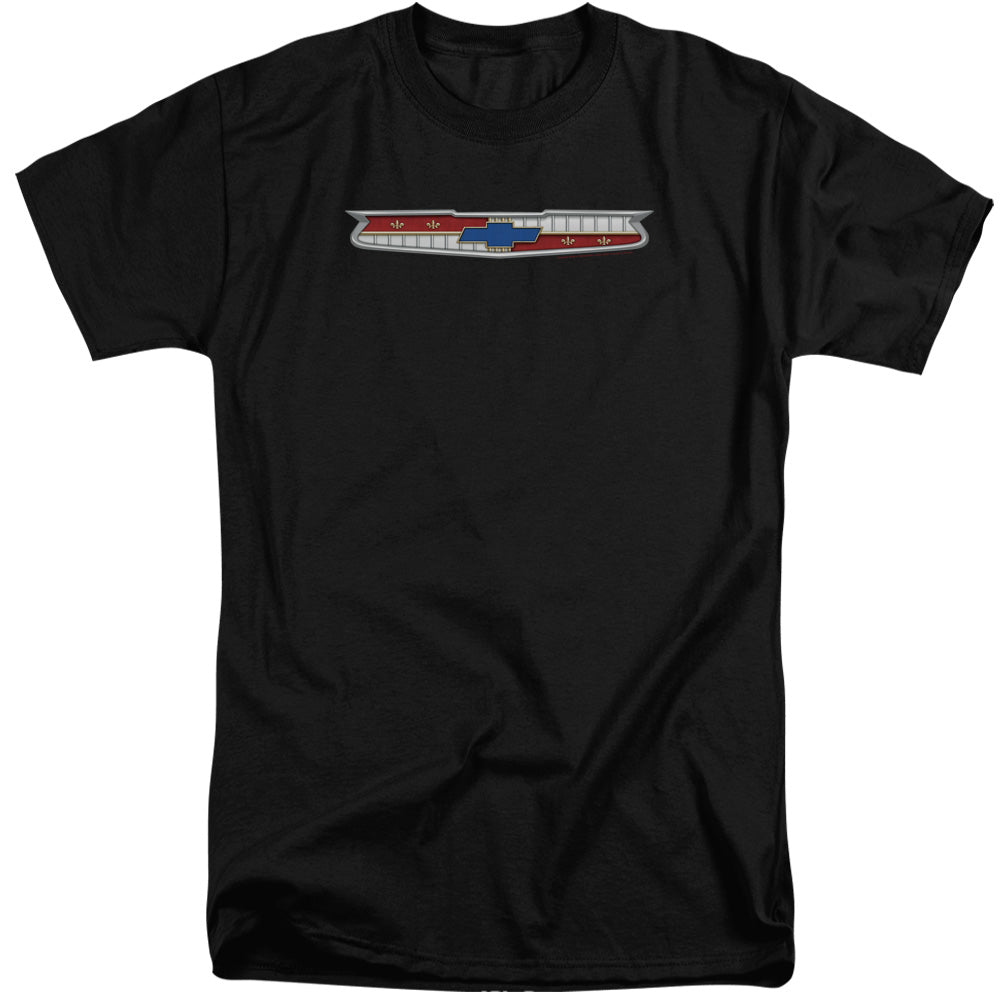 1956 Chevrolet Bel Air Emblem-Adult Tall Fit Short Sleeve-Black