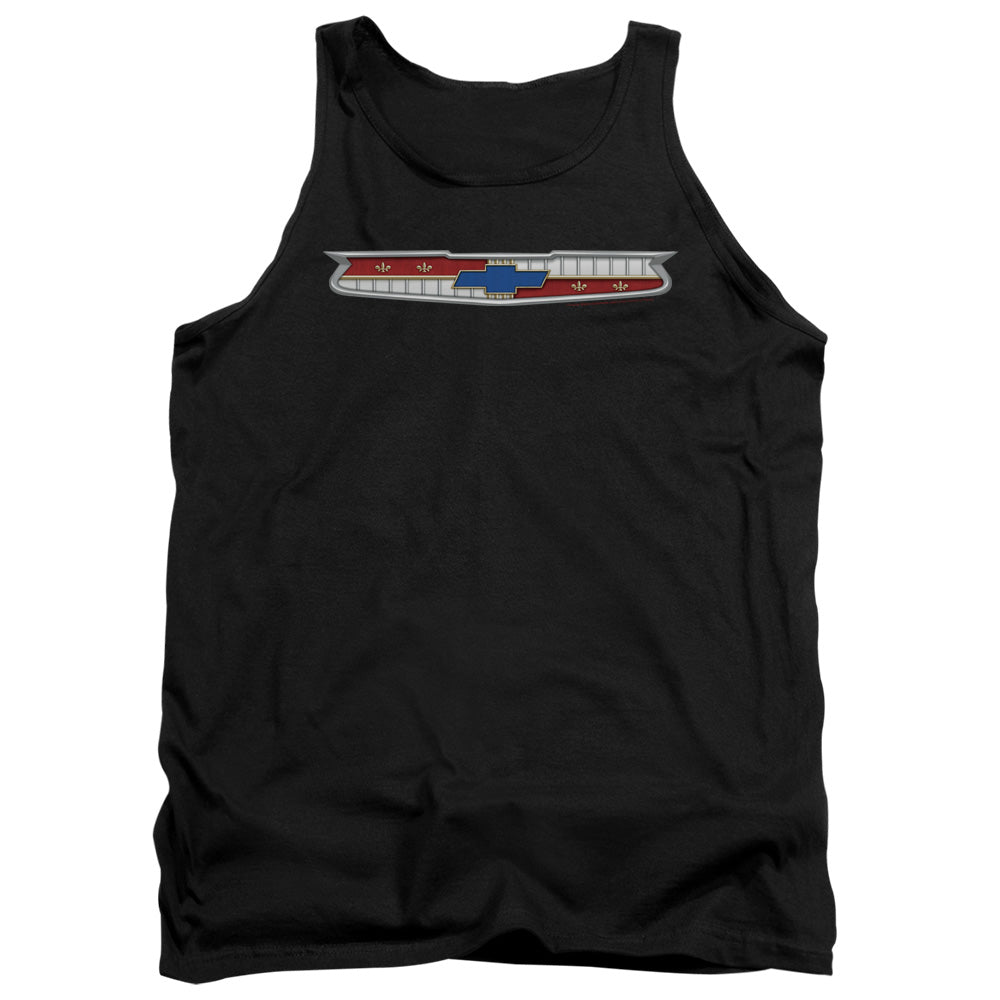1956 Chevrolet Bel Air Emblem-Adult Tank Top-Black