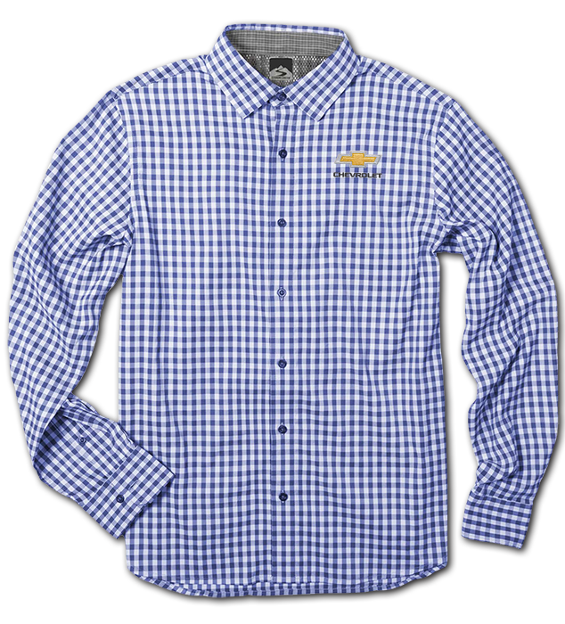 ladies-chevrolet-gold-bowtie-4-way-stretch-woven-dress-shirt