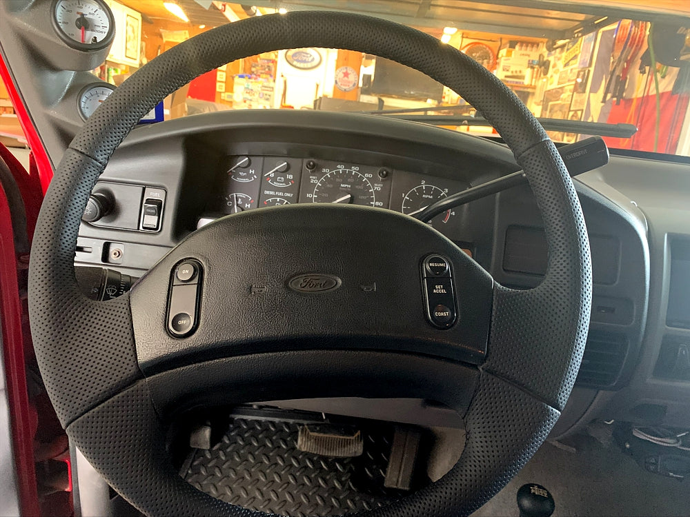 1992-96 Ford Bronco steering wheel cover - 2-spoke