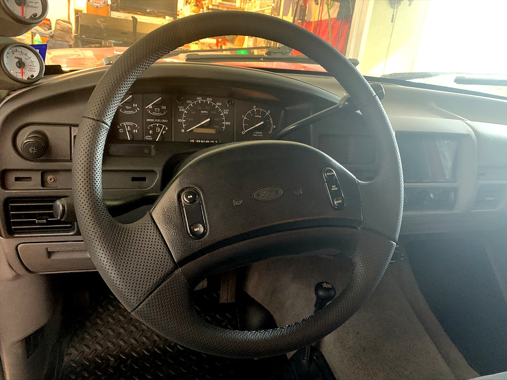 1992-96 Ford Bronco steering wheel cover - 2-spoke