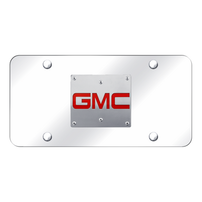 GMC Logo License Plate - Brushed on Mirrored