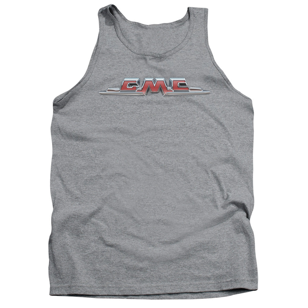 GMC Chrome Logo Adult Tank Top Athletic Heather