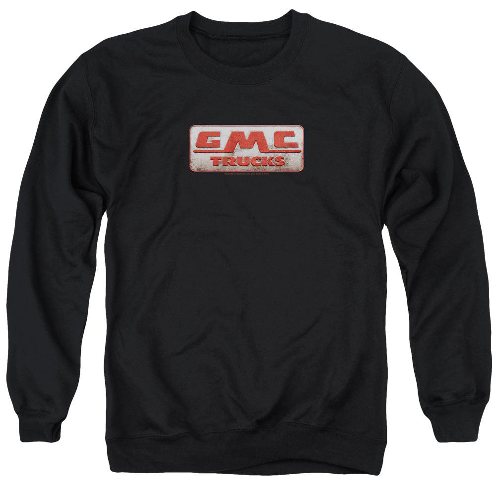 GMC Beat Up 1959 Logo Adult Crewneck Sweatshirt Black