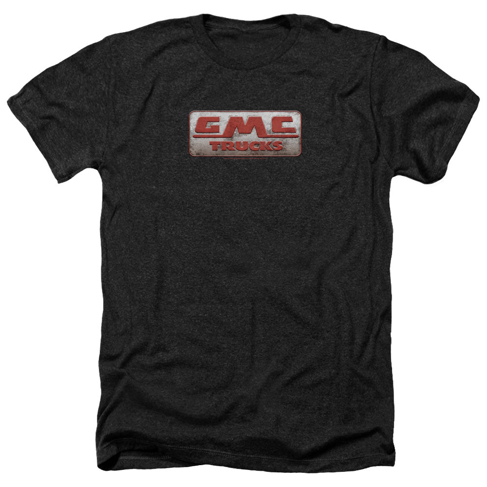GMC Beat Up 1959 Logo Adult Regular Fit Heather Short Sleeve Tee Charcoal