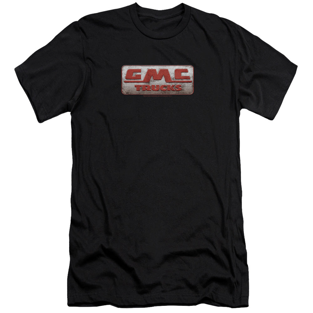 GMC Beat Up 1959 Logo Premium Canvas Adult Slim Fit Tee Black