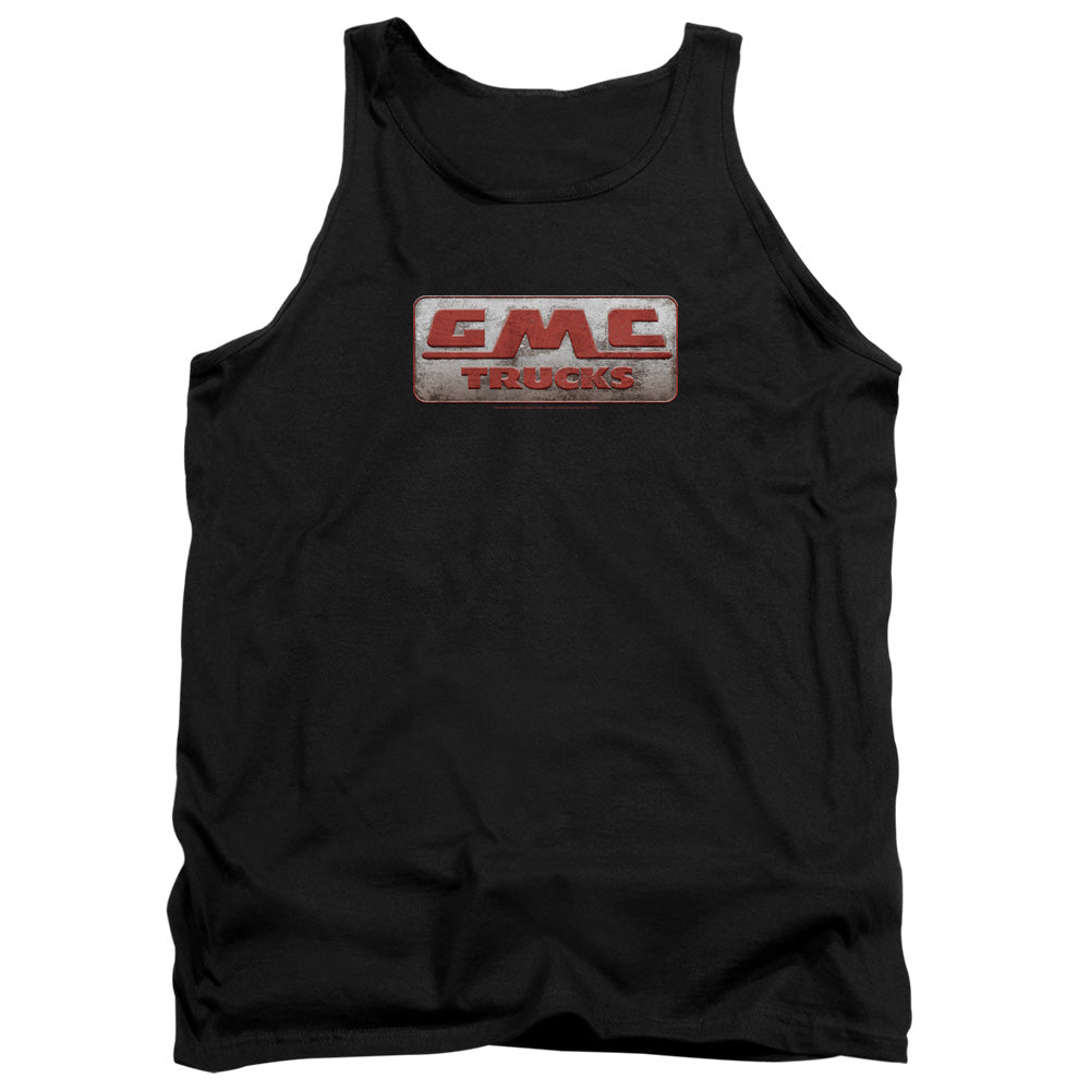 GMC Beat Up 1959 Logo Adult Tank Top Black