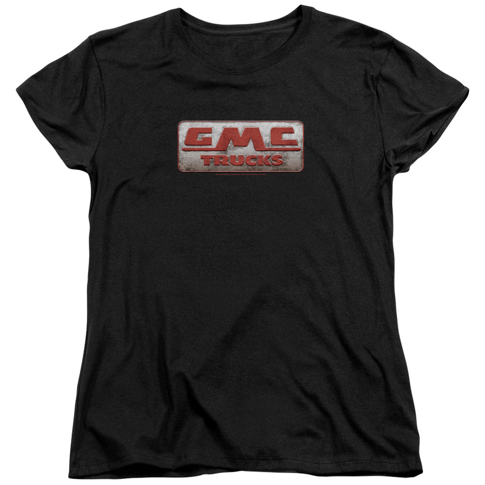 GMC Beat Up 1959 Logo Women’s Short Sleeve Tee Black