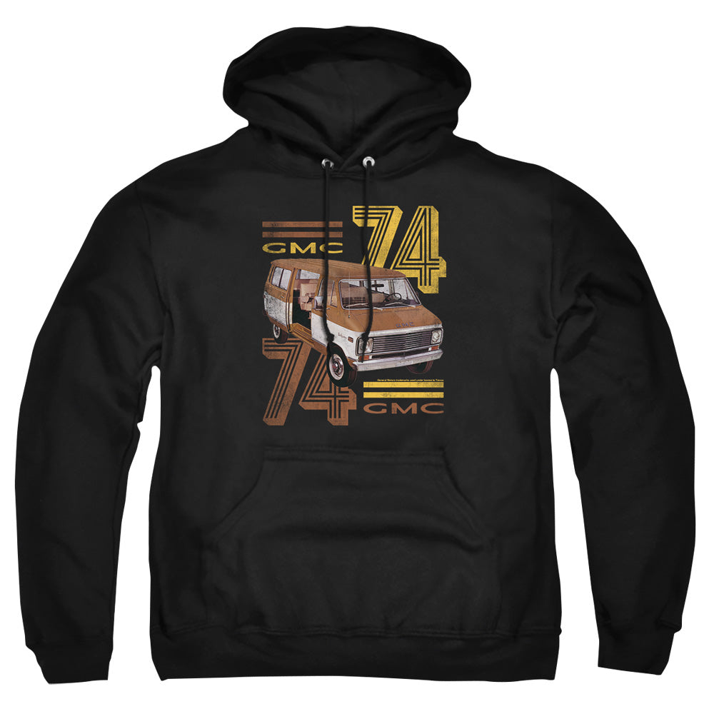 GMC 74 Adult Pullover Hoodie Black