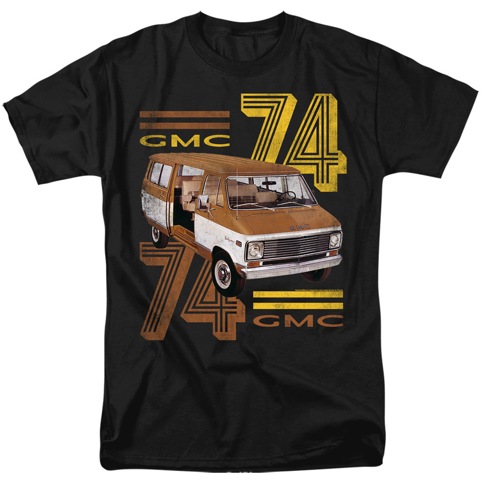 GMC 74 Adult Regular Fit Short Sleeve Tee Black