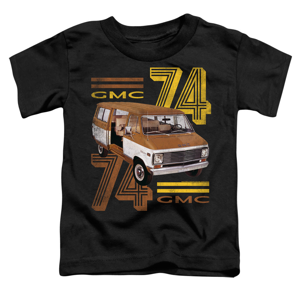 GMC 74 Toddler Short Sleeve Tee Black
