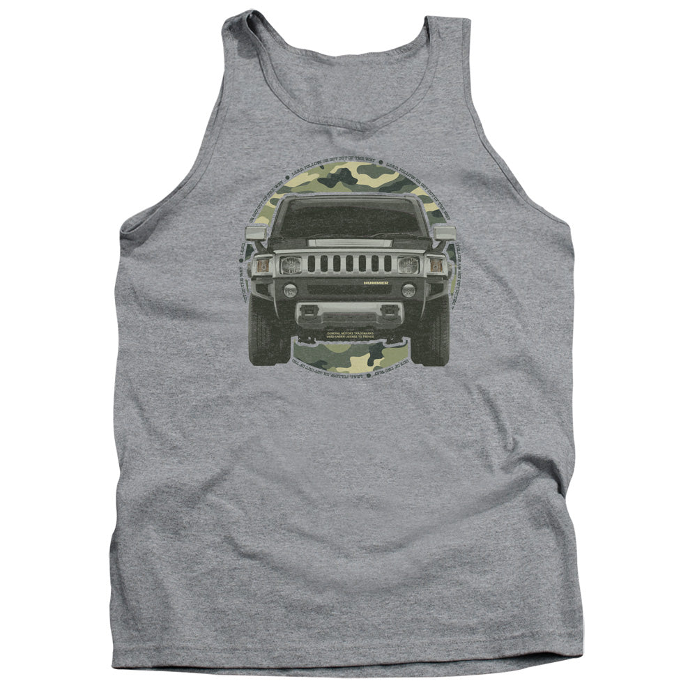 Hummer Lead or Follow Adult Tank Top - Athletic Heather