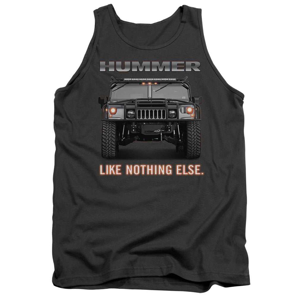 Hummer Like Nothing Else Adult Tank Top - Charcoal