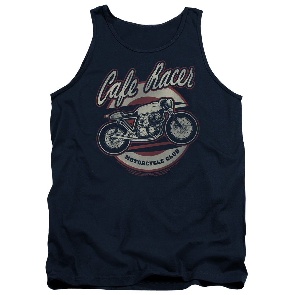 Honda Cafe Racer-Adult Tank Top-Navy