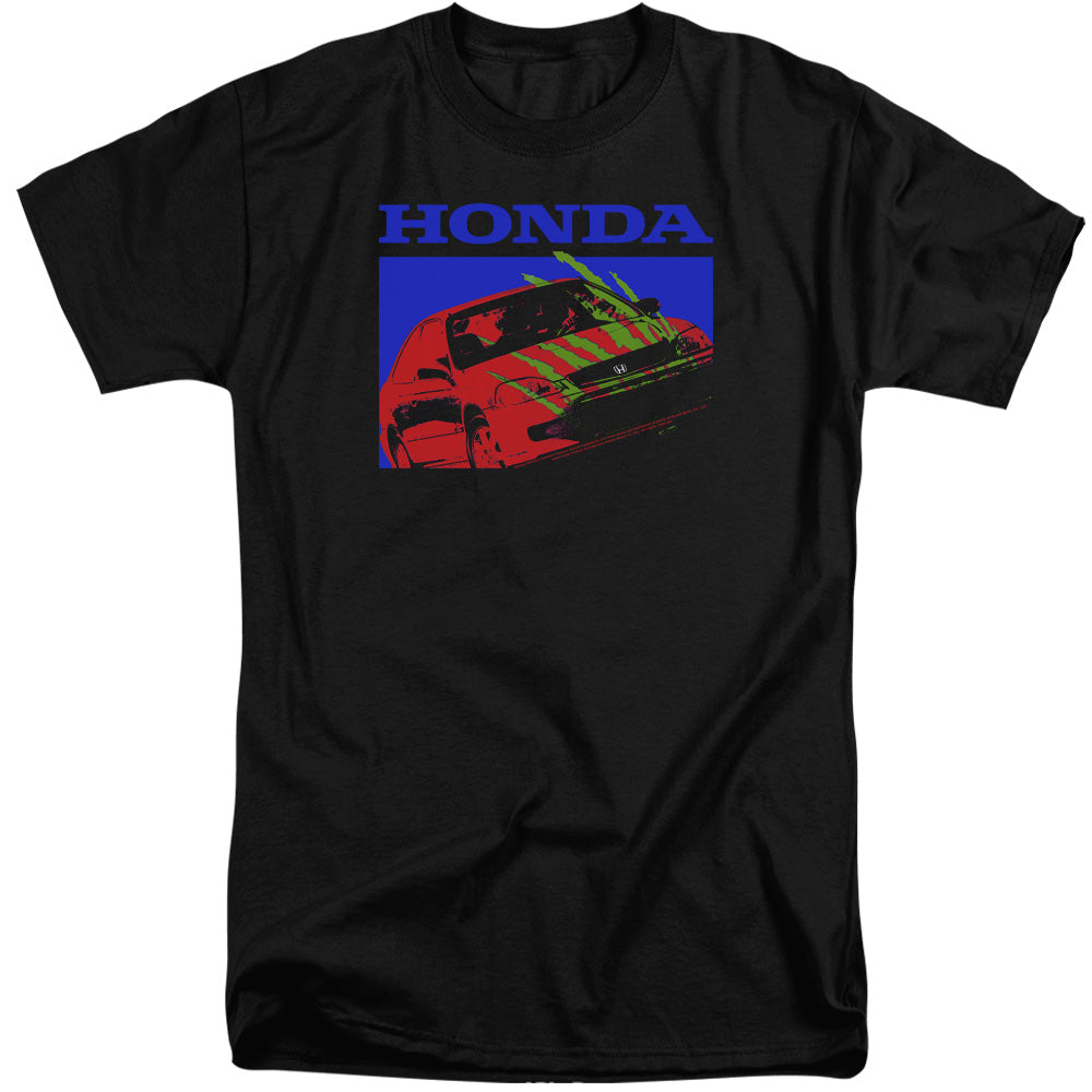 Honda Civic Bold-Adult Tall Fit Short Sleeve-Black