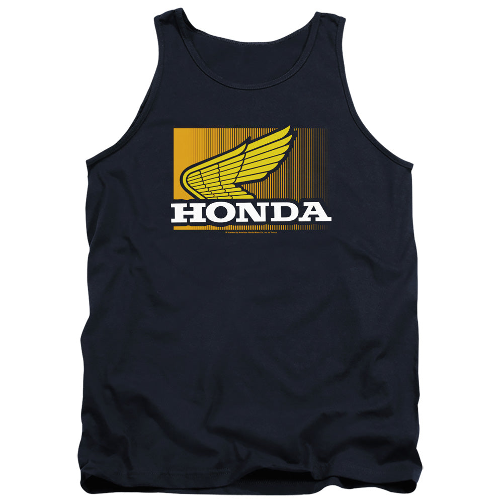 Honda Wing Gradient-Adult Tank Top-Navy