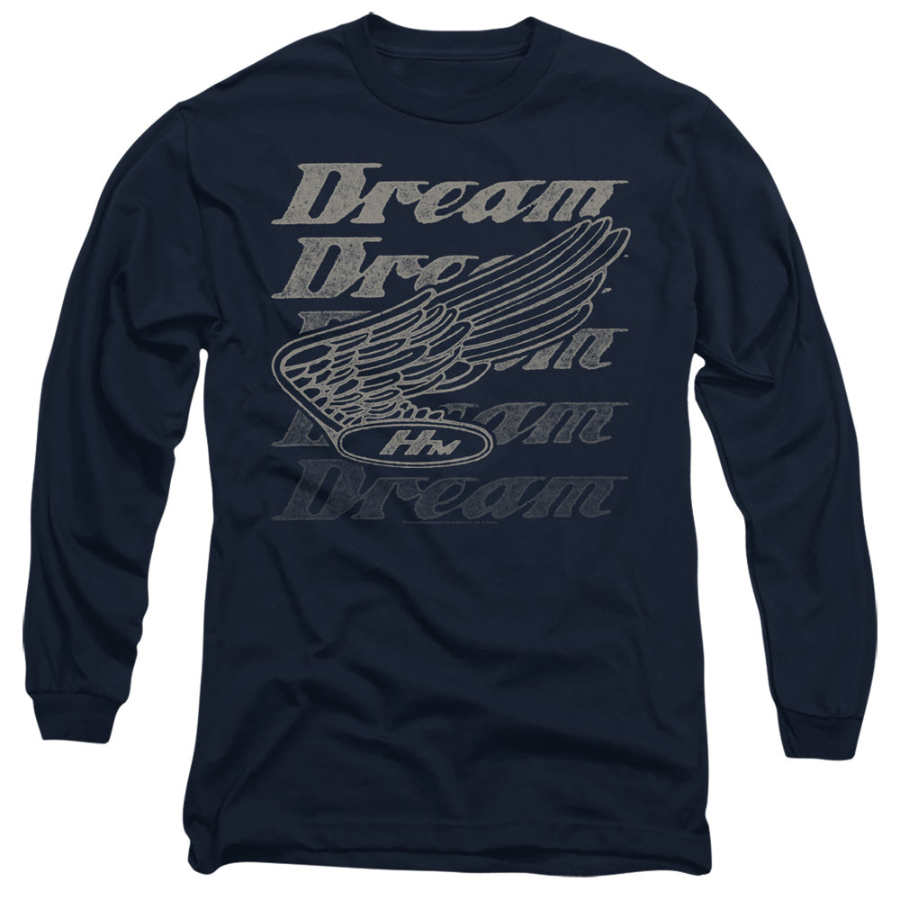 Honda Motorcycles Dreamer-Adult Long Sleeve-Navy