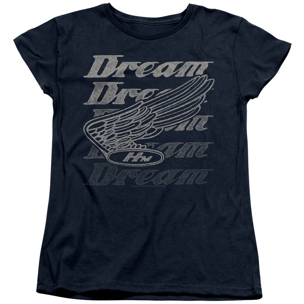 Honda Motorcycles Dreamer-Women'S Short Sleeve-Navy