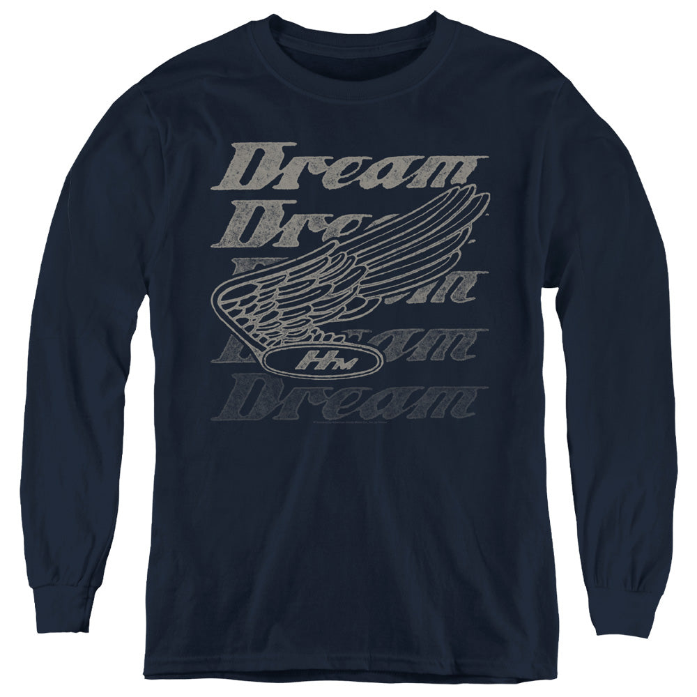 Honda Motorcycles Dreamer-L/S Youth-Navy