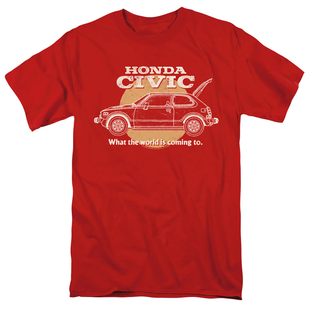 Honda Civic Coming World-Adult Regular Fit Short Sleeve