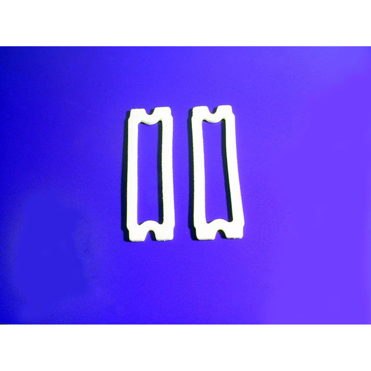 Lg 2003-101 Park Light Lens Gaskets Made Of White Sponge Pair Chevrolet Chevelle 1966