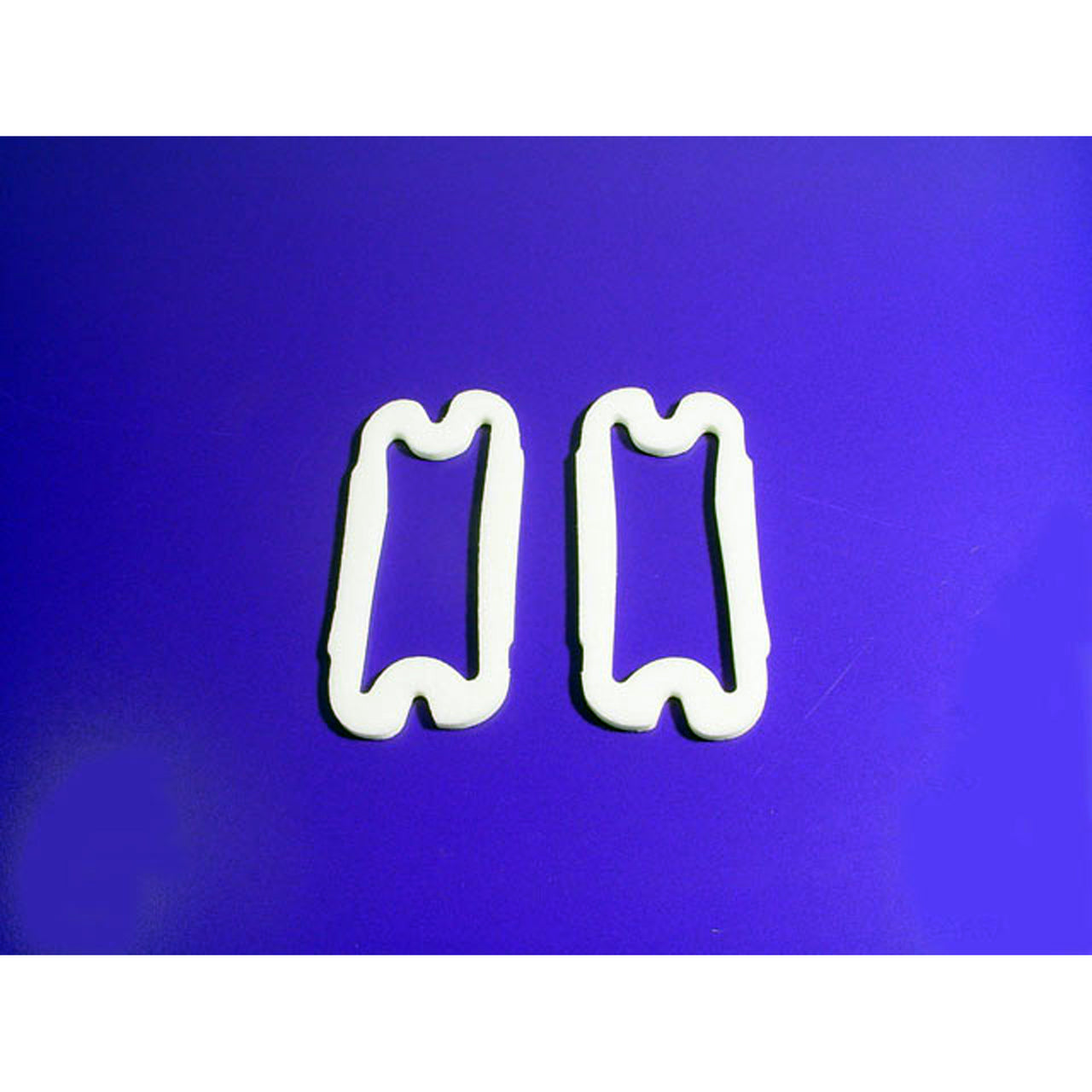 Lg 2003-103 Park Light Lens Gaskets Made Of White Sponge Pair Chevrolet Chevelle 1967