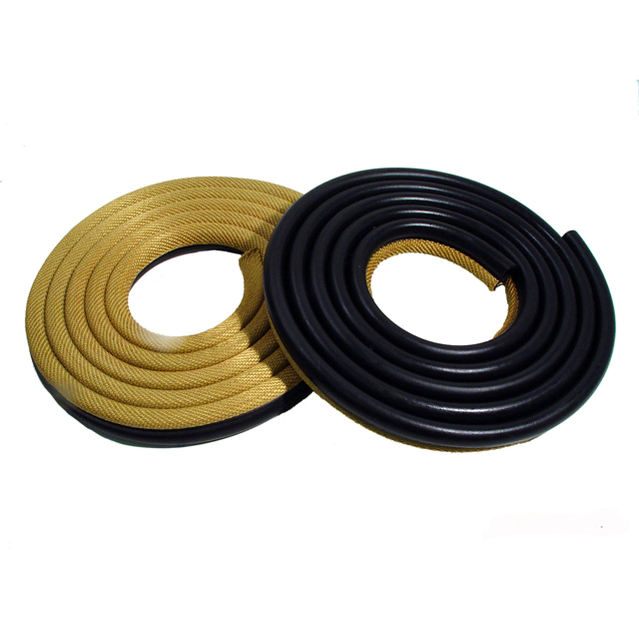 Lm 23-Kgre Rear Door Seals For 4-Door Sedan Green/Gold Dodge 330 1963-1964, 440 1963-1964, Dart 1962-1966, Polara 1963-1964