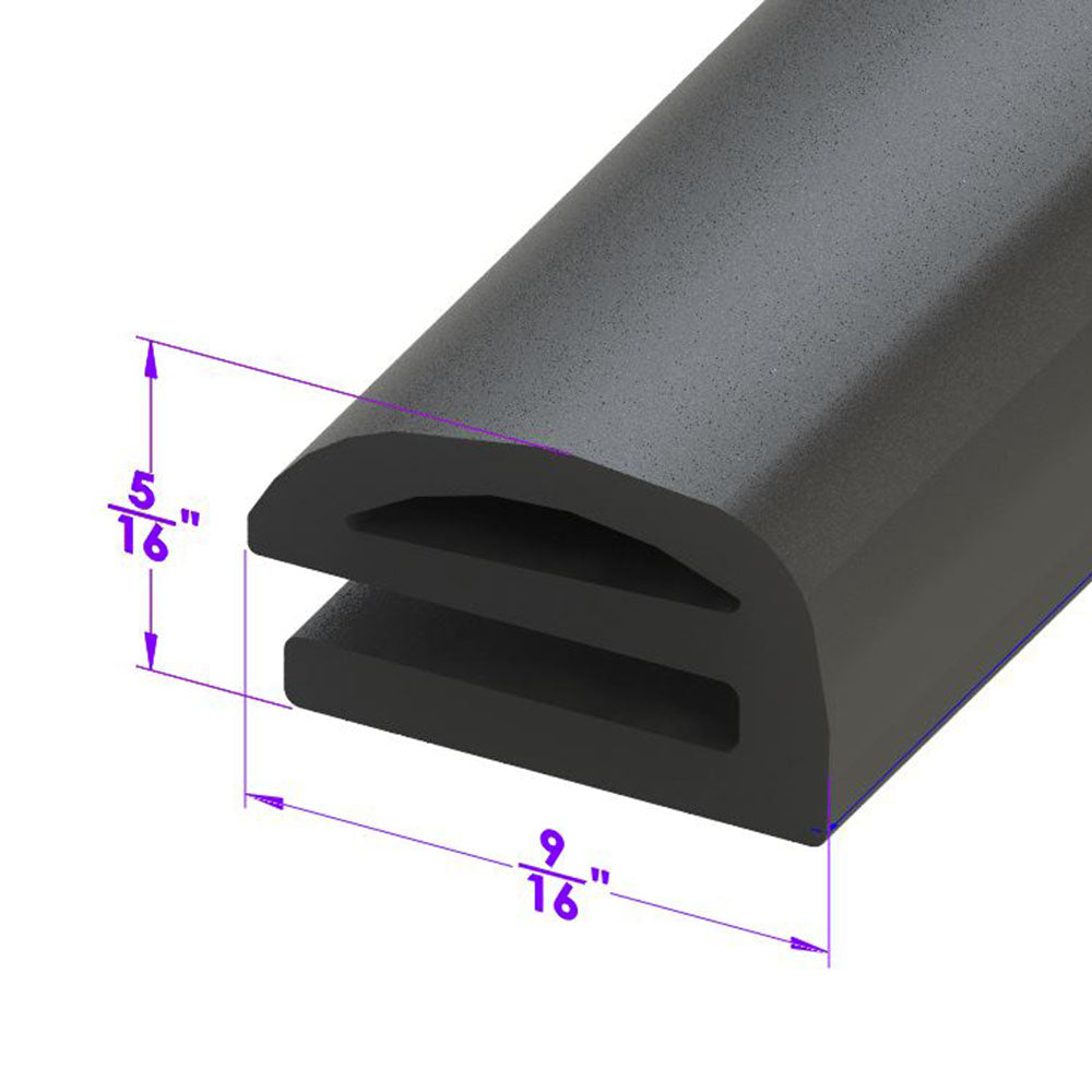 Lp 103-G Rear Window Louver Seal Sold By The Foot Dodge Challenger 1970-1974