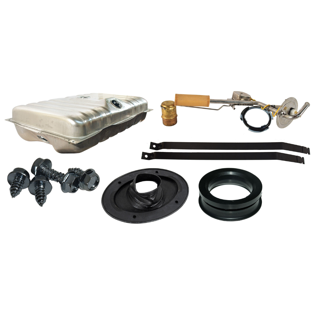 1971-1973 Mustang Gas Tank Kit - 20 Gallon W/out Drain Plug - 250, 302, & 351ci - CA