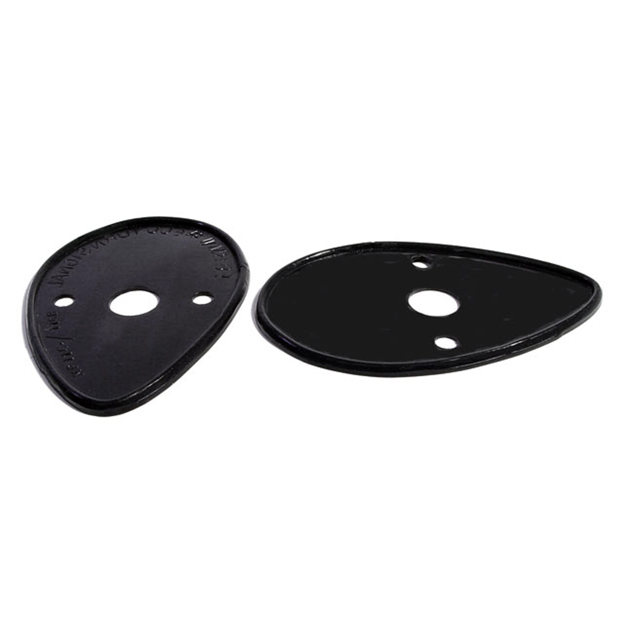 Mp 116 Turn Signal Pads Black 2-3/4" Wide X 4-1/4" Long Pair Bmw Isetta 1958