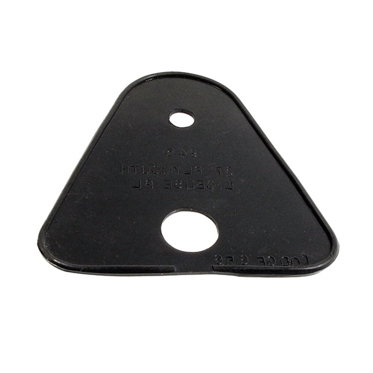 Mp 945 License Bracket Pad 5-3/8" Wide X 5-3/8" Long Each Plymouth Business 1937-1938, Deluxe 1937-1938