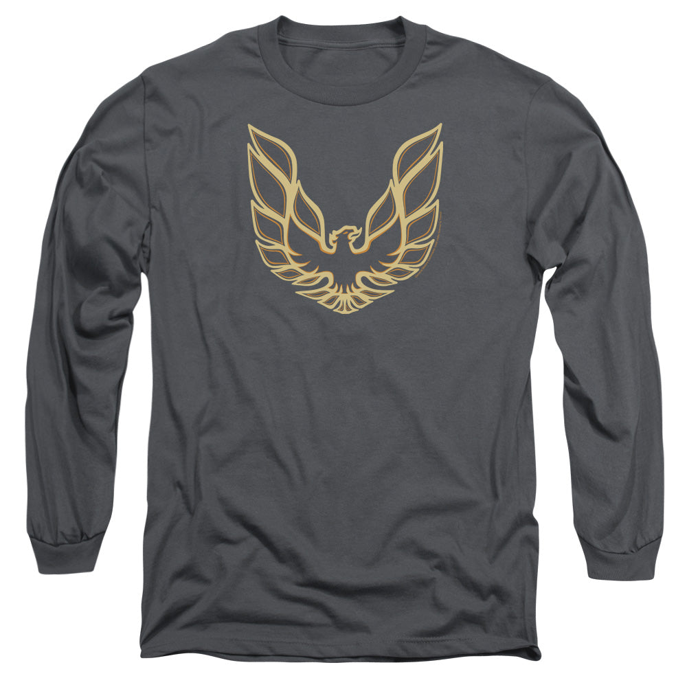Pontiac Iconic Firebird Adult Long Sleeve - Charcoal