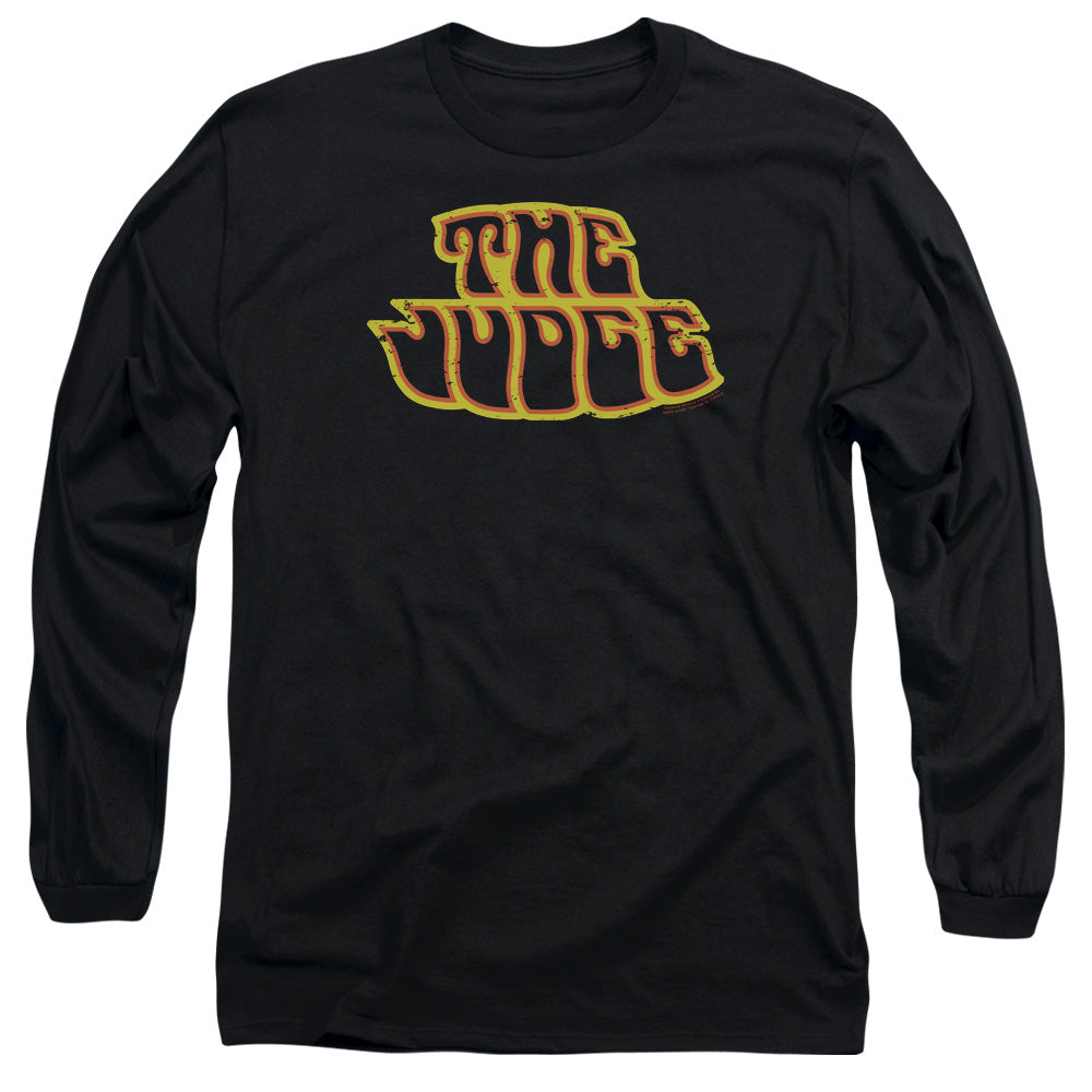 Pontiac Judge Logo Adult Long Sleeve - Black