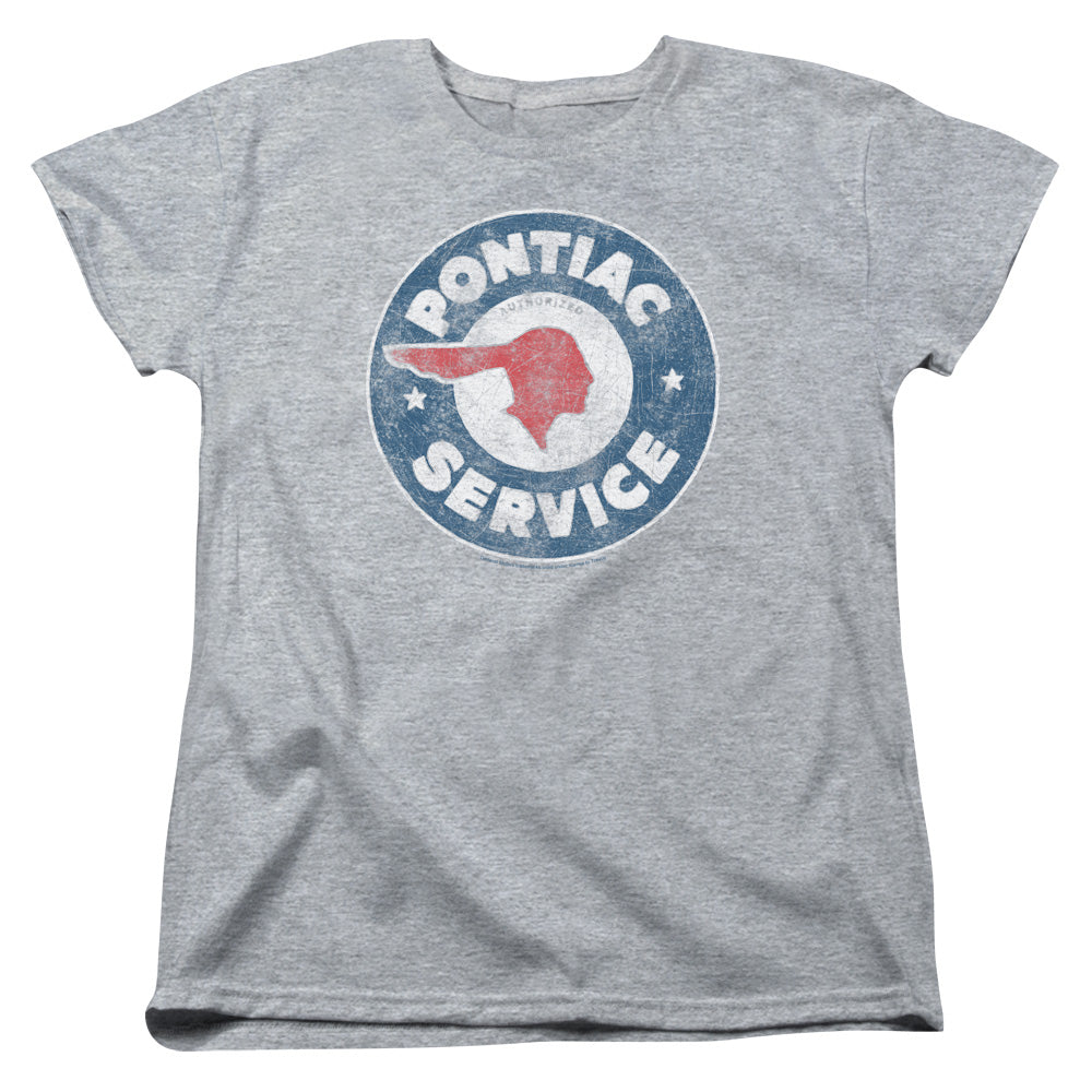 Pontiac Service Women's Short Sleeve-Athletic Heather T-Shirt