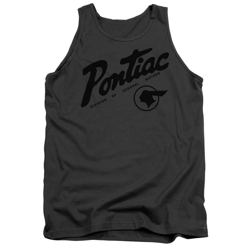 Pontiac Division Adult Tank Top - Charcoal
