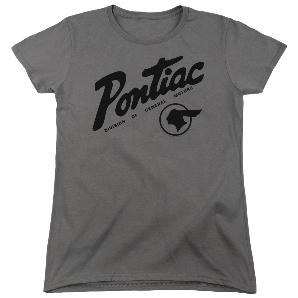 Pontiac Division Women's Short Sleeve - Charcoal