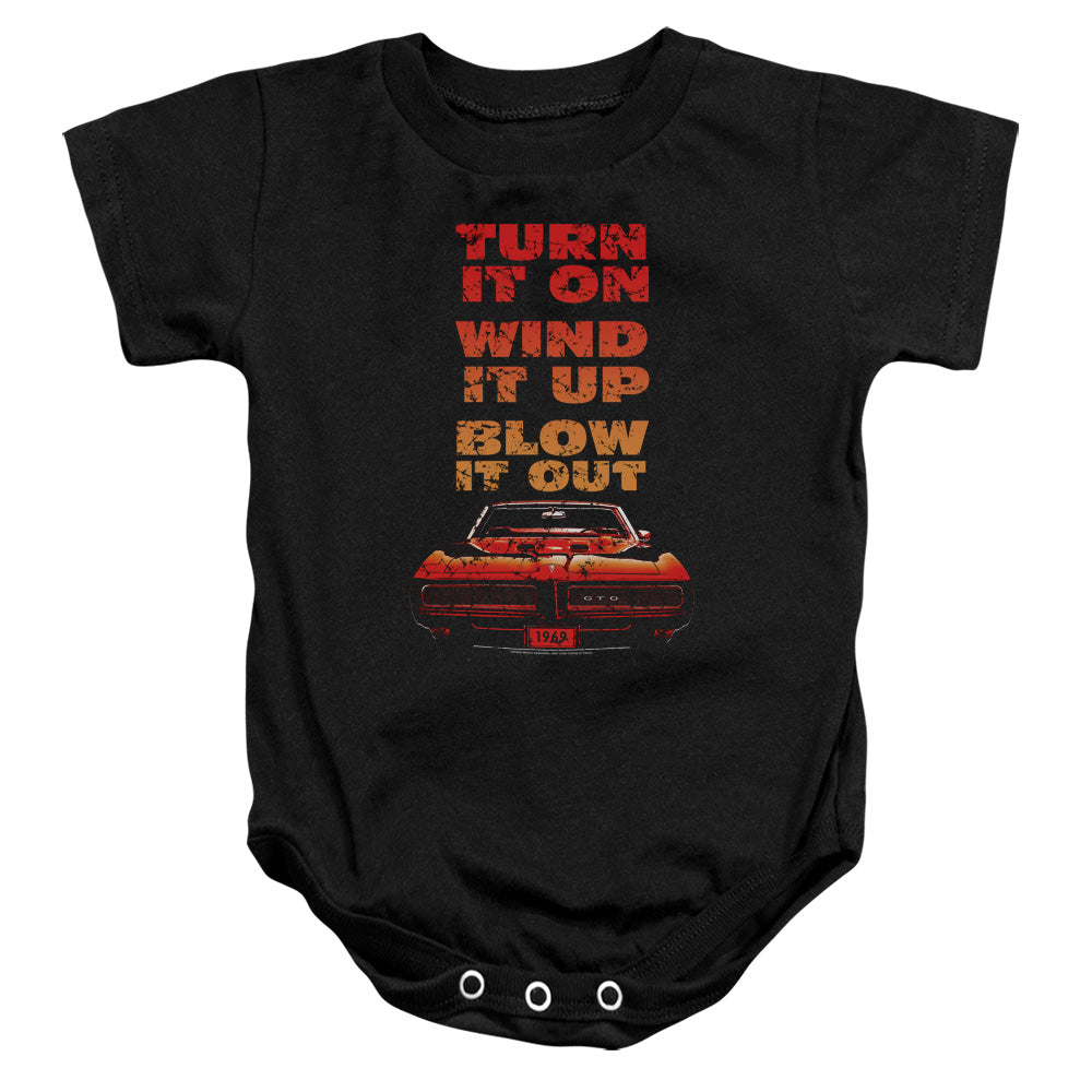 Pontiac Blow It Out GTO Infant Snapsuit - Black