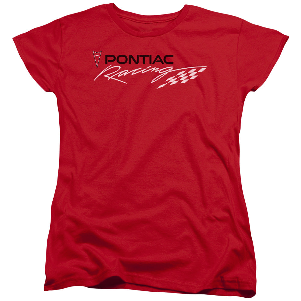 Pontiac Red Pontiac Racing-Women'S Short Sleeve-Red