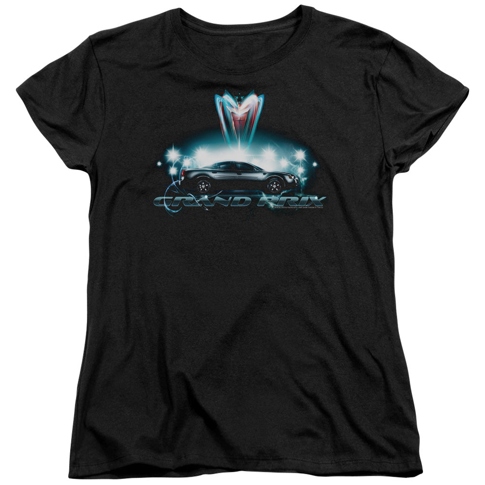 Pontiac Silver Grand Prix-Women'S Short Sleeve-Black