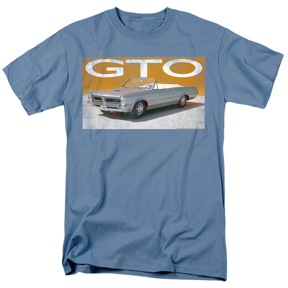 Pontiac GTO Adult Regular Fit Short Sleeve - Carolina Blue