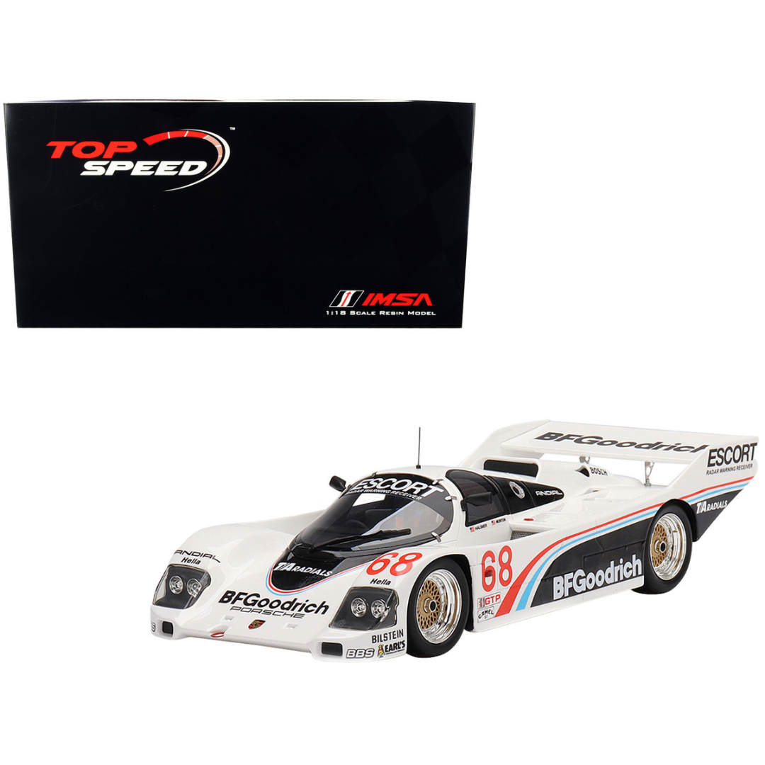 Porsche 962 #68 IMSA Road America 500 Miles (1986) 1/18 Model Car by Top  Speed