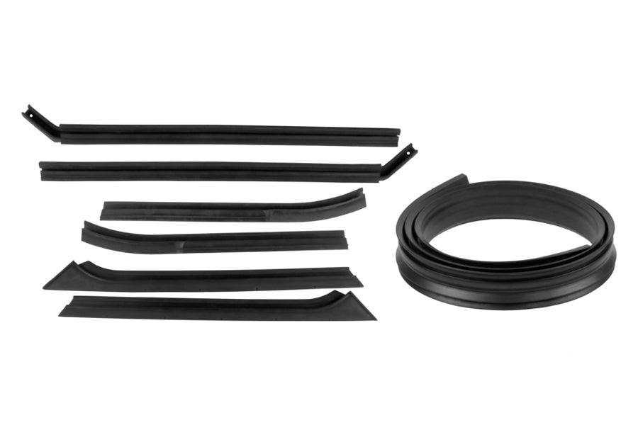 Convertible Top Rail Kit Including Header Seal Fits 63-67 Falcon And Comet