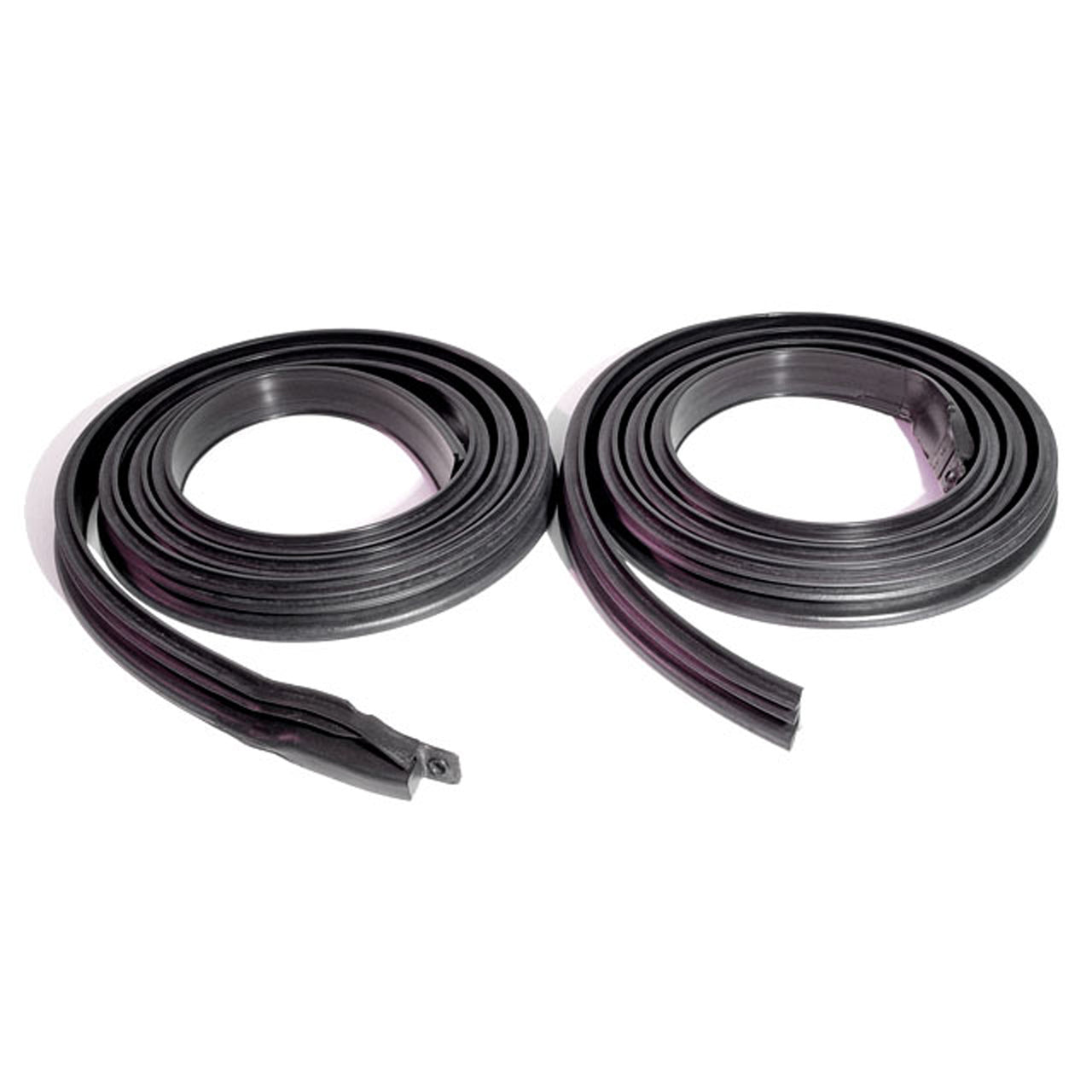 Rr 6800 Molded Roof Rail Seals, For 2-Door Hardtop Pair R&L Ford Fairlane 1966-1967