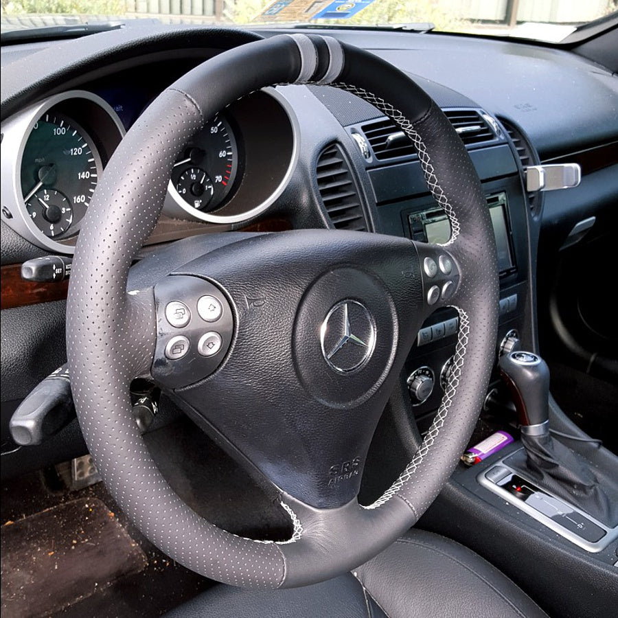 2004-11 Mercedes SLK R171 steering wheel cover - 3-spoke